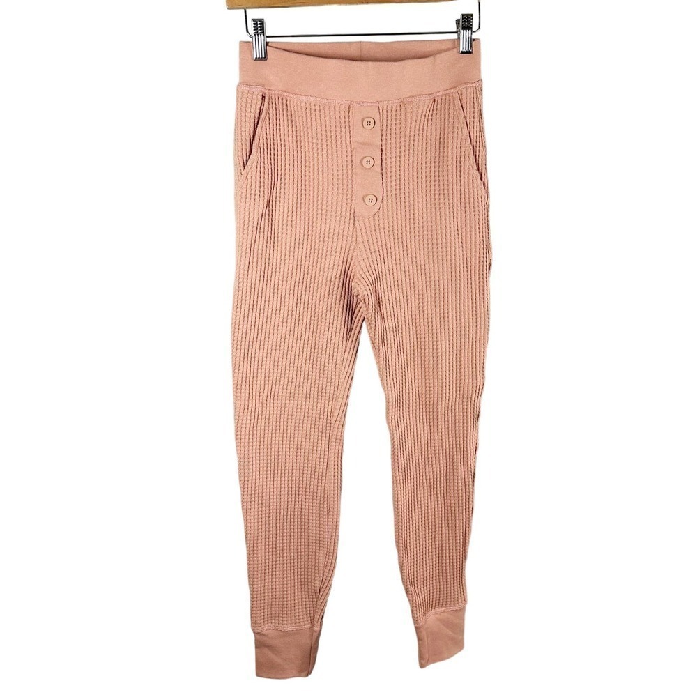 Jonathan Simkhai Standard Savannah Waffle Jogger Size XS Chai